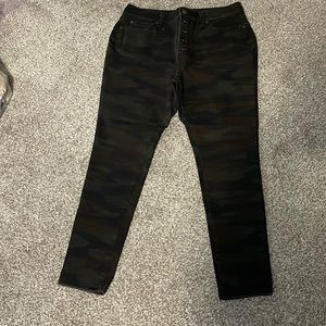 Time and Tru camouflaged jeans
